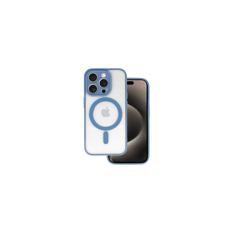 Acrylic Color Magsafe Case for Iphone 16 light blue