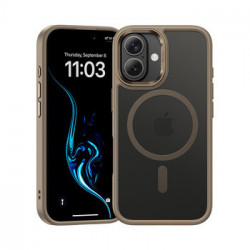Benks Magnetic Mist Case Metal Frame for Iphone 16 titanium
