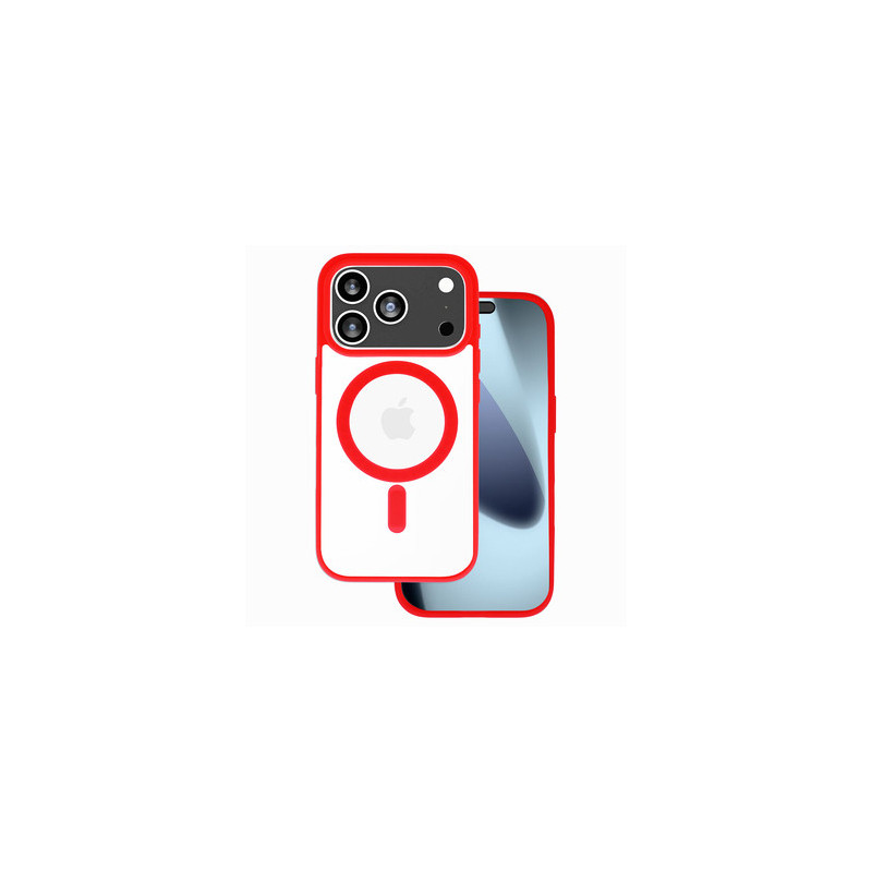 Acrylic Color Magsafe Case for Iphone 17 Pro red