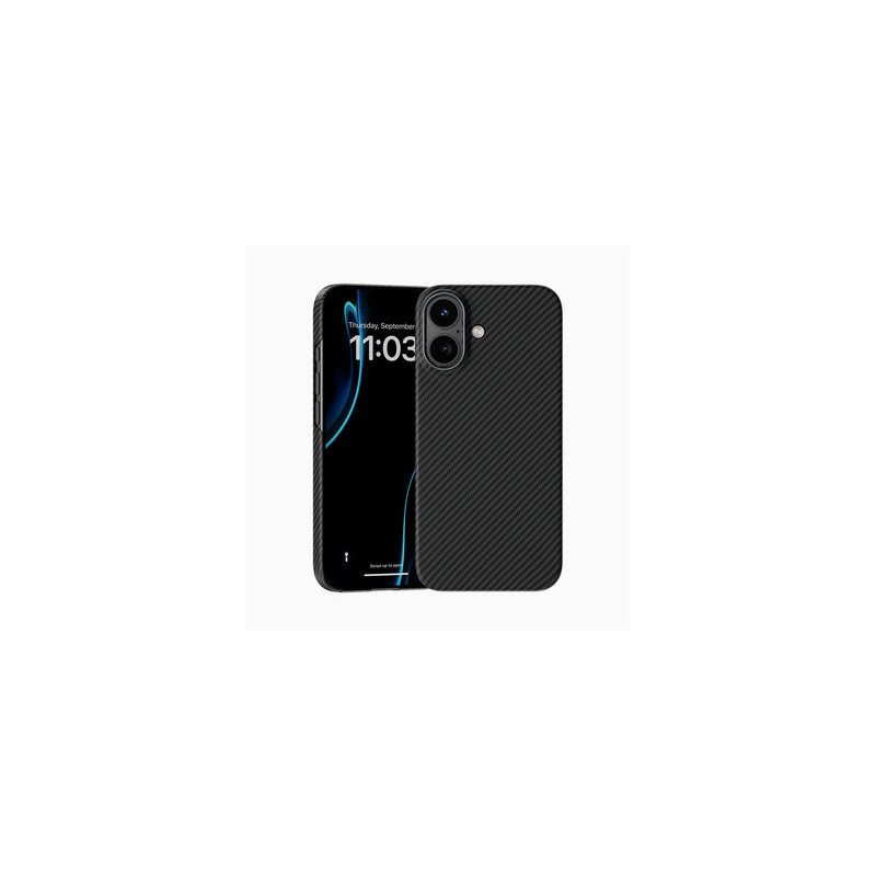 Benks Magnetic Armor Air Kevlar Case Metal Frame 600D (0067) for Iphone 17 black