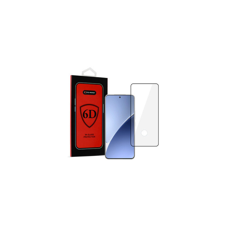 Tel Protect Full Glue 6D Tempered Glass for XIAOMI 15 PRO BLACK