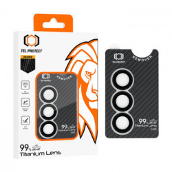 Tempered glass Tel Protect Titanium Lens 99% AR Aramid Series on camera for Samsung Galaxy S25 (lens 3 pcs)