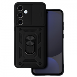 Slide Camera Armor Case for Samsung Galaxy S24 FE Black