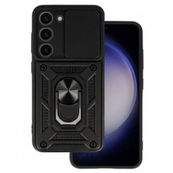 Slide Camera Armor Case for Samsung Galaxy S23 Plus Black