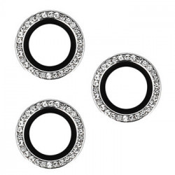 Tempered Glass HARD DIAMOND for camera (LENS) for Samsung Galaxy S23 silver (lens 3 pieces)