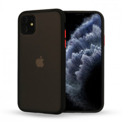 Vennus Color Button Bumper for Samsung Galaxy A20S Black
