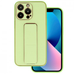 TEL PROTECT Leather Luxury Stand Case for Iphone 11 Pro Mint