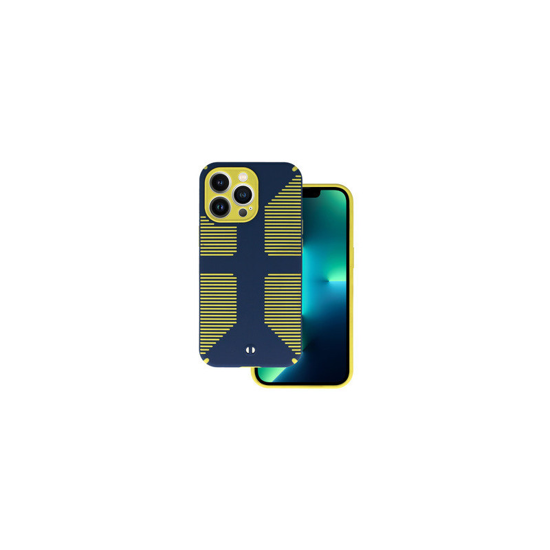 TEL PROTECT Grip Case for Iphone 13 Pro Max Navy