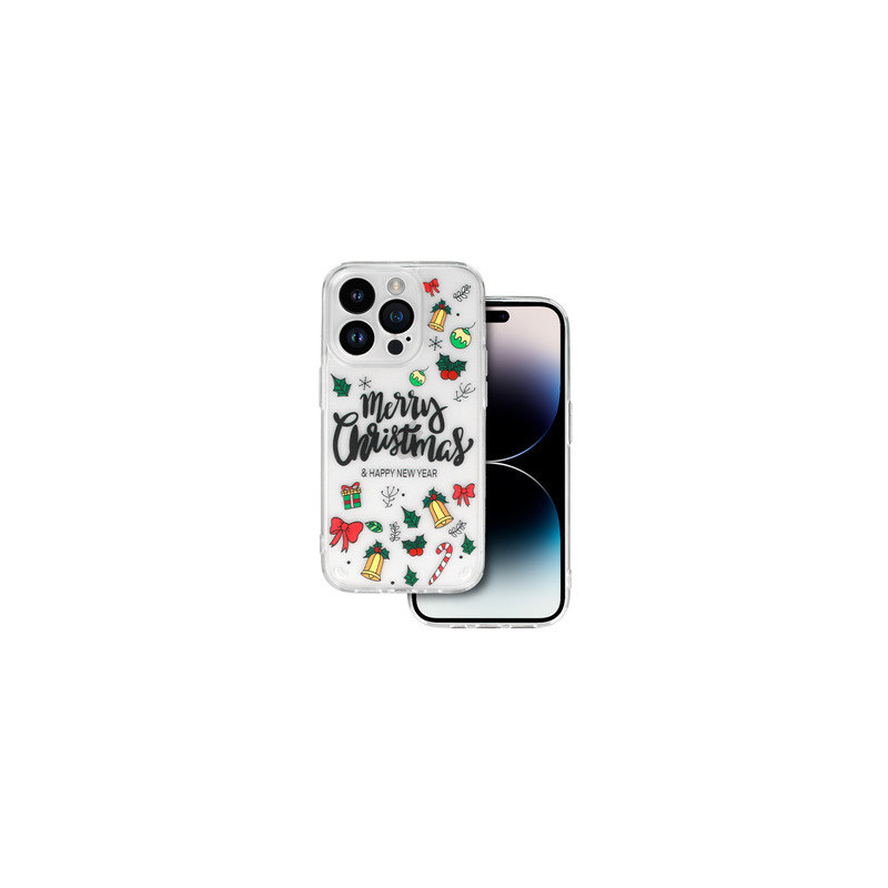 TEL PROTECT Christmas Case for Iphone 13 Pro Max Design 3 Clear