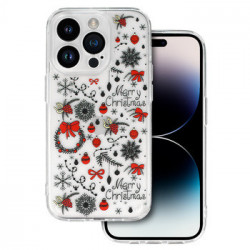 TEL PROTECT Christmas Case for Iphone 13 Pro Max Design 5 Clear