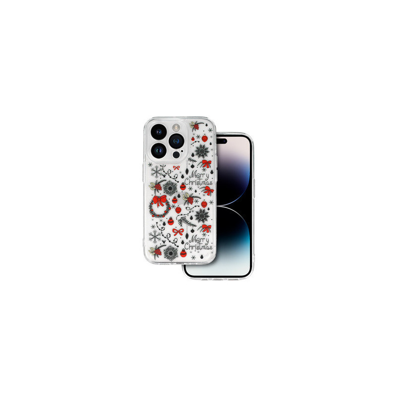 TEL PROTECT Christmas Case for Iphone 13 Pro Max Design 5 Clear