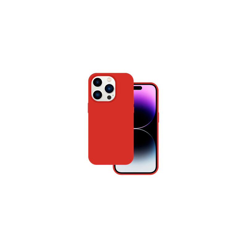 Tel Protect Silicone Premium for Iphone 14 Pro Max red