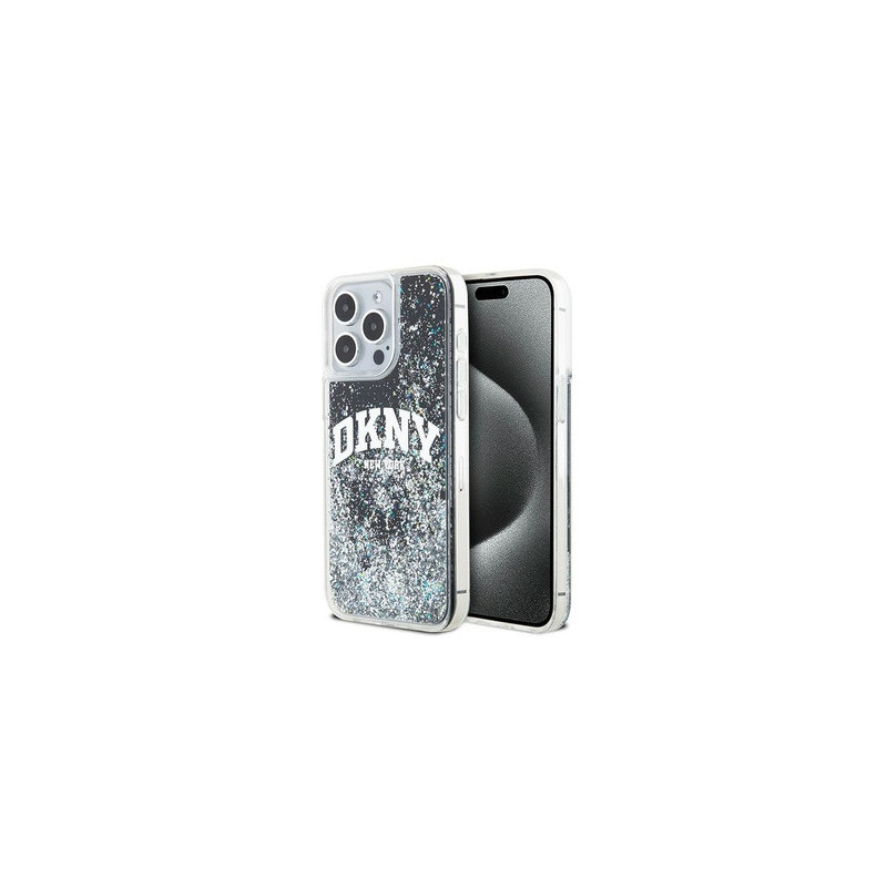 Original Case DKNY hardcase Liquid Glitter Big Logo DKHCP14XLBNAEK for Iphone 14 Pro Max black
