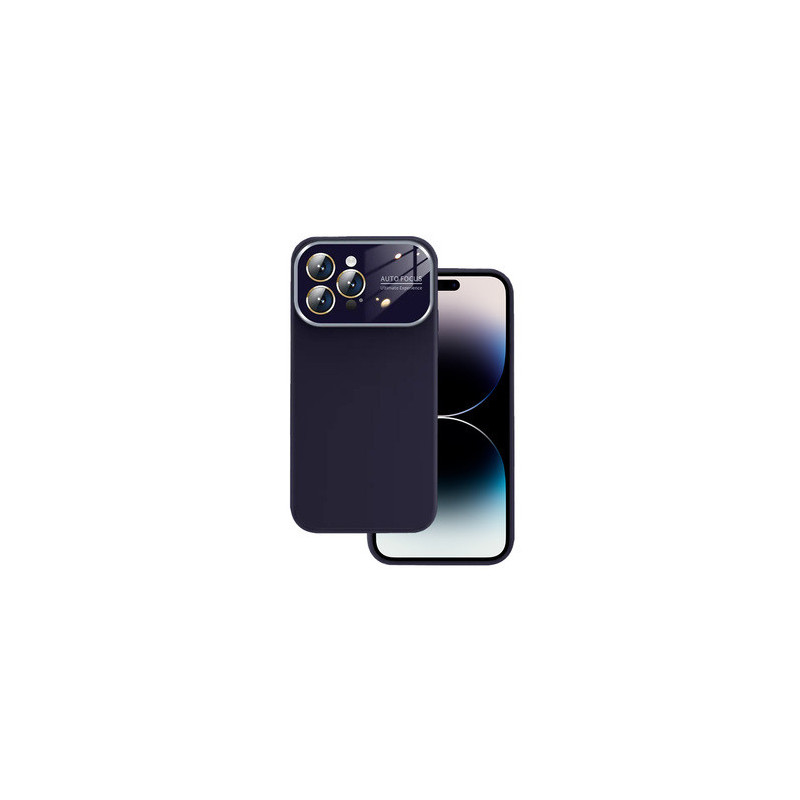 Soft Silicone Lens Case for Iphone 14 Pro Max purple