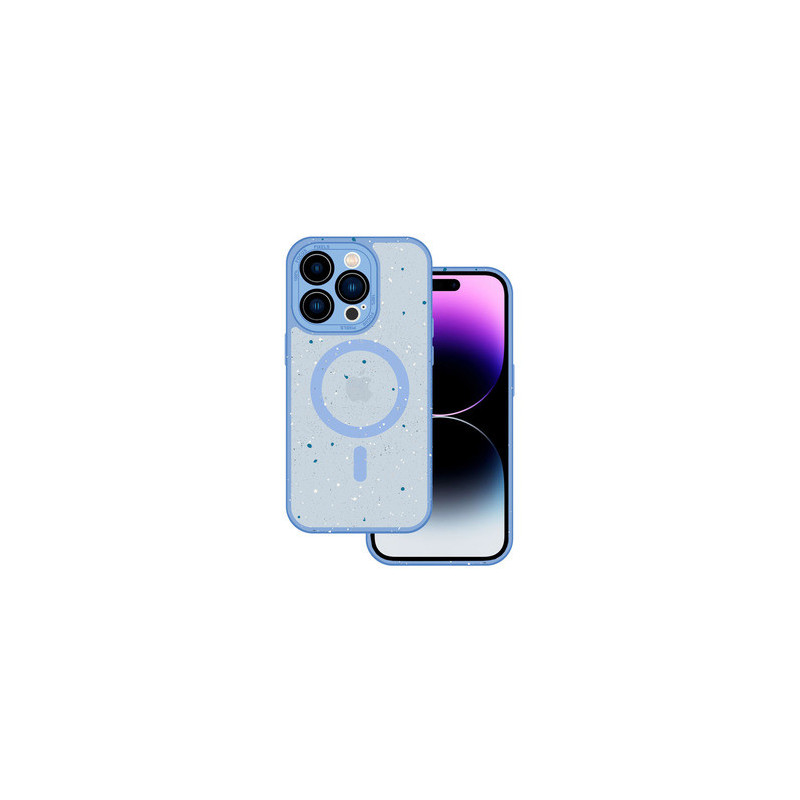 Tel Protect Magnetic Splash Frosted Case for Iphone 14 Pro Light blue