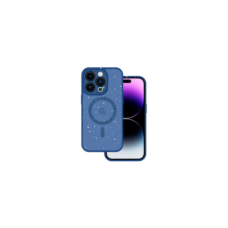 Tel Protect Magnetic Splash Frosted Case for Iphone 14 Pro Navy