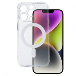 TEL PROTECT MagSilicone Case for Iphone 14 Pro Transparent