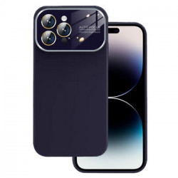 Soft Silicone Lens Case for Iphone 14 Pro purple