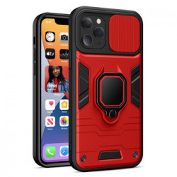 Ring Lens Case for Iphone 14 Pro Red