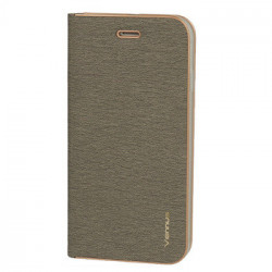 Vennus Book Case with frame for Iphone 14 Plus grey