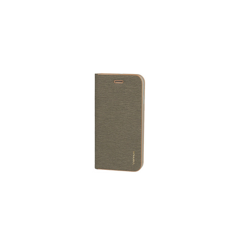 Vennus Book Case with frame for Iphone 14 Plus grey