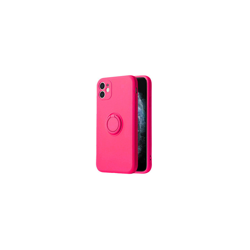 Vennus Silicone Ring for Iphone 14 Plus Pink