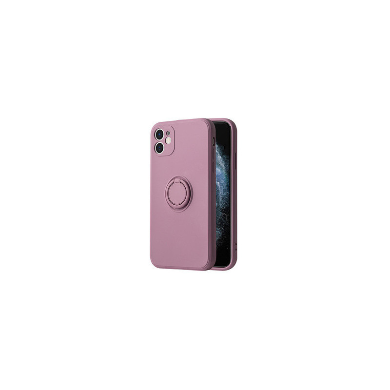 Vennus Silicone Ring for Iphone 14 Plus Purple