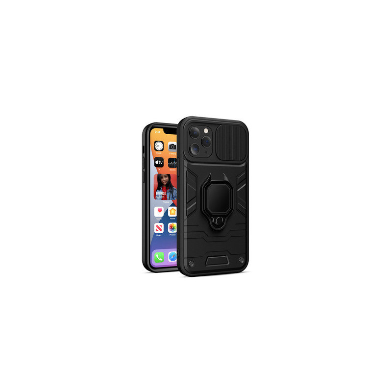 Ring Lens Case for Iphone 14 Plus Black