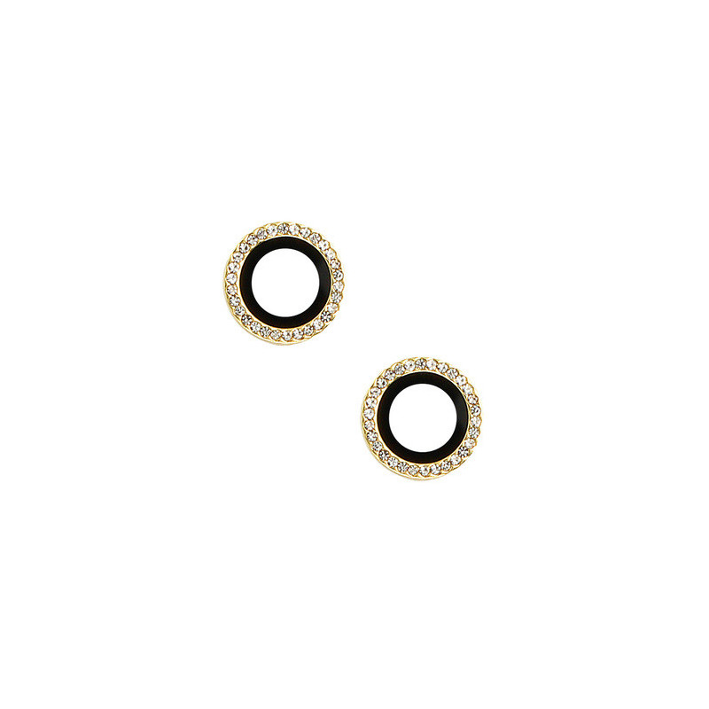 Tempered Glass HARD DIAMOND for camera (LENS) for Iphone 14/14 Plus/16e gold (lens 2 pieces)