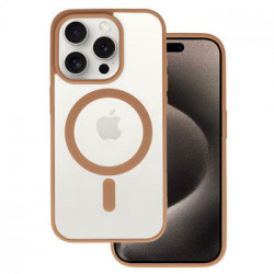 Acrylic Color Magsafe Case for Iphone 14 desert titanium
