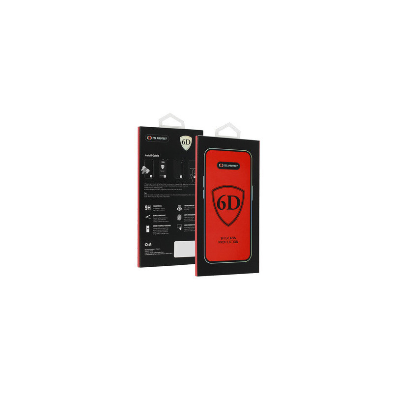 Tel Protect Full Glue 6D Tempered Glass for IPHONE 14 BLACK