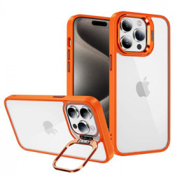 Tel Protect Kickstand case + camera glass (lens) for Iphone 14 orange