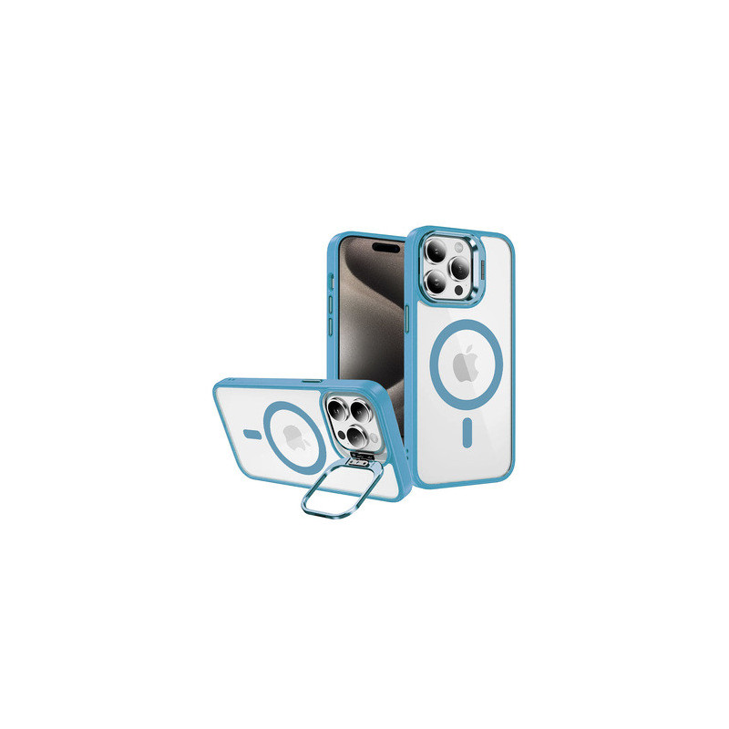 Tel Protect Kickstand Magsafe Case for Iphone 14 blue