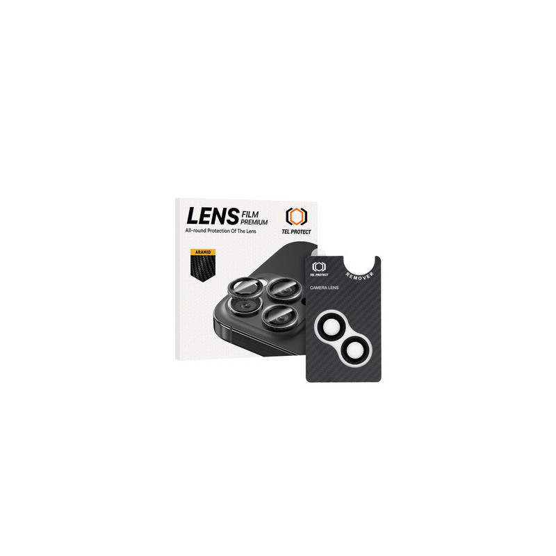 Tempered glass Tel Protect 3D Lens Aramid Series on camera for Iphone 14/14 Plus/16e (lens 2 pieces)
