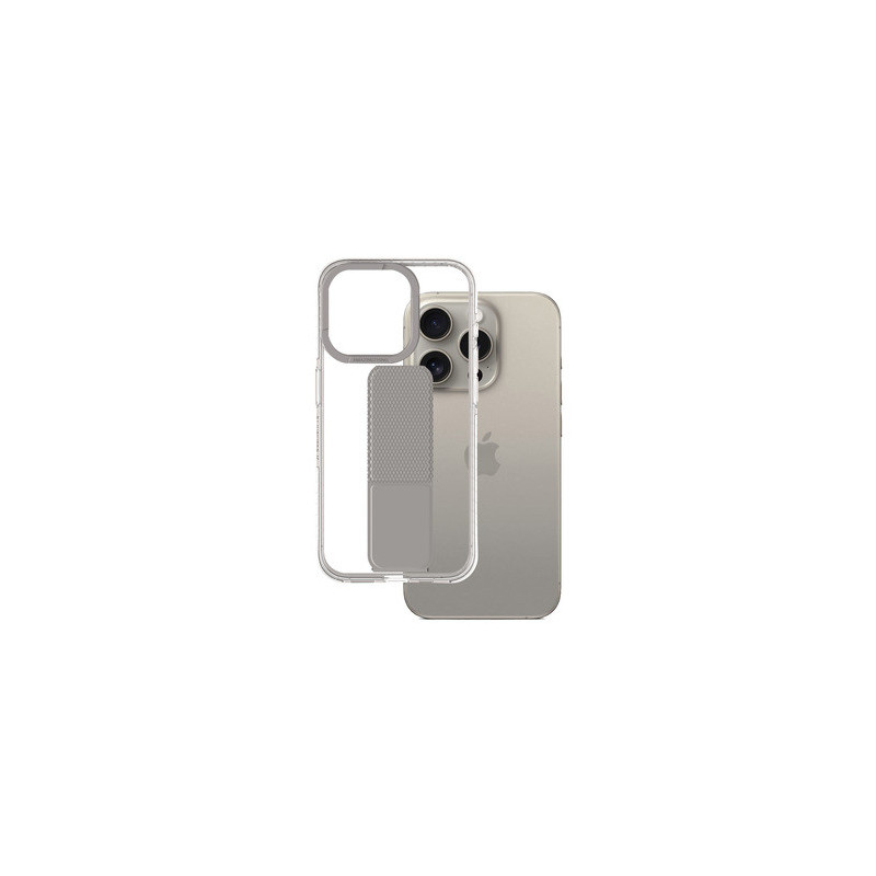 Amazing Thing Titan Pro Holder Case 10FT IP156.7PTHGY for Iphone 15 Pro Max titanium with stand