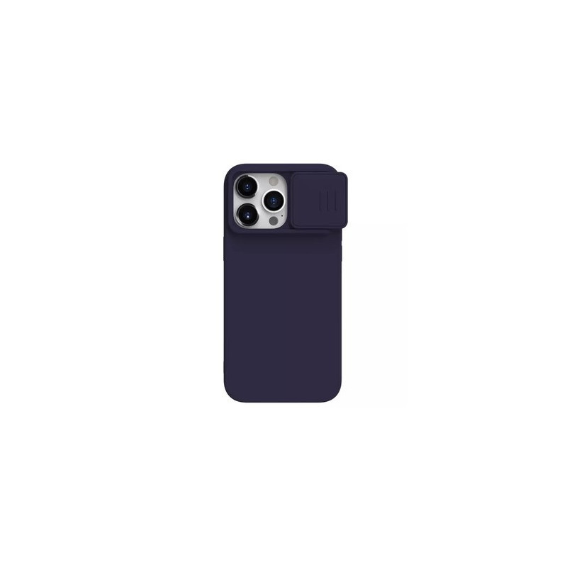 Nillkin CamShield Silky Silicone Case for Iphone 15 Pro Max dark purple