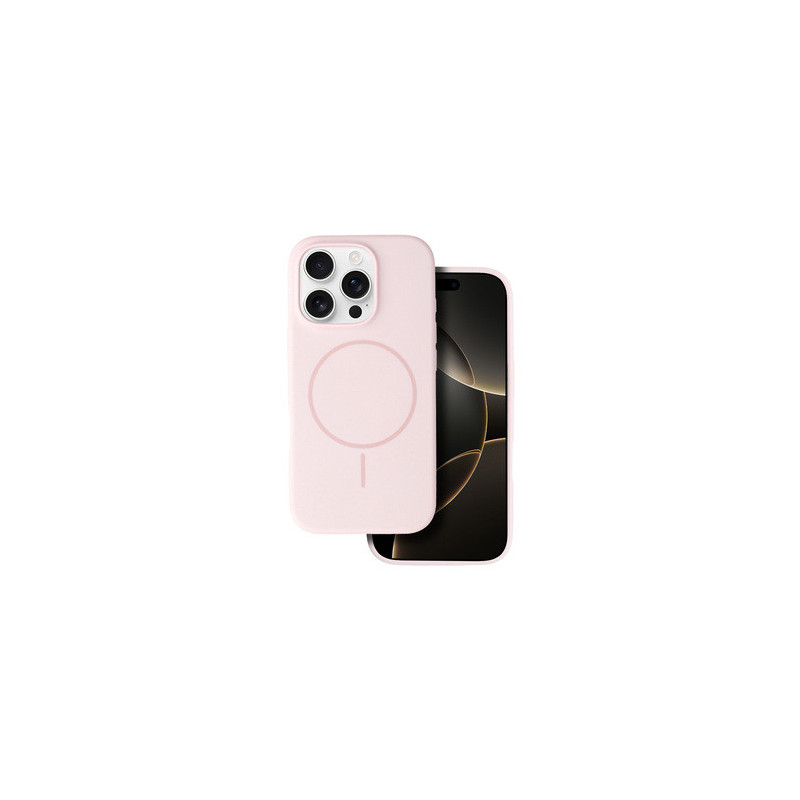 Magsafe Slim Silicone for Iphone 15 Pro light pink