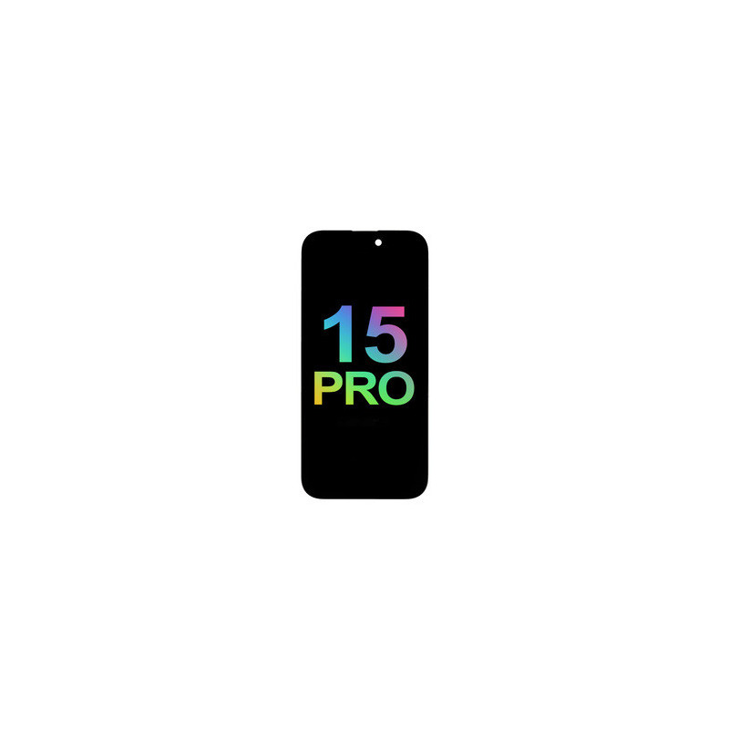 Mecanico Soft OLED Screen Incell for Iphone 15 Pro black with frame (Support IC Transplant)