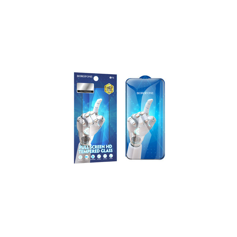 Borofone Tempered glass BF6 Diamond Armor Full Screen HD for Iphone 15 Plus/16 Plus - 10 pieces