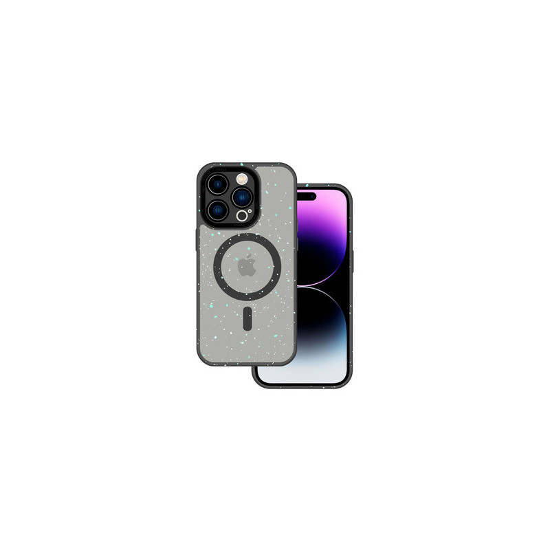 Tel Protect Magnetic Splash Frosted Case for Iphone 15 Plus Black