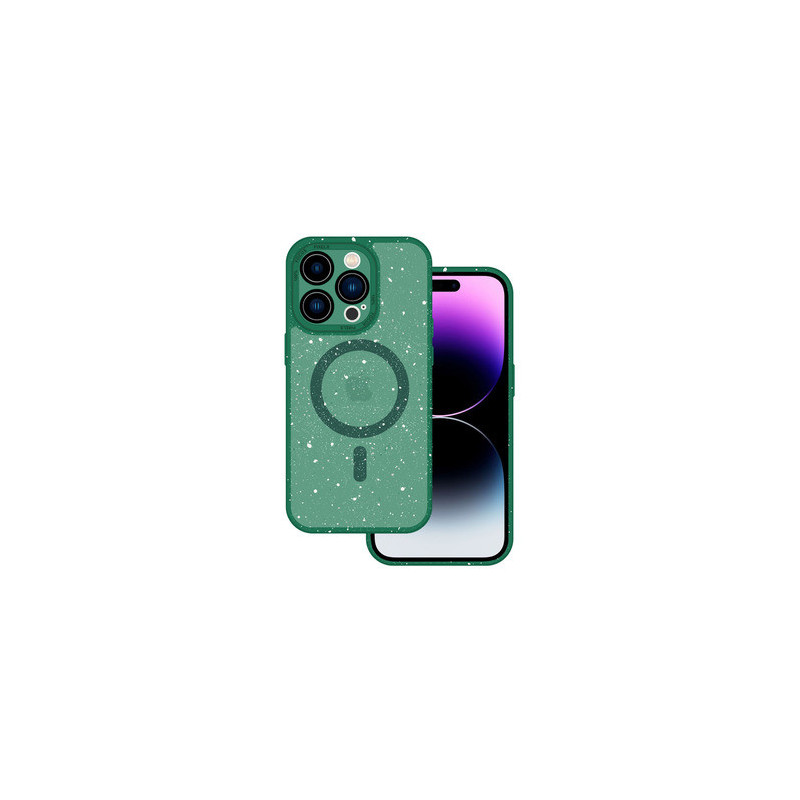 Tel Protect Magnetic Splash Frosted Case for Iphone 15 Plus Green