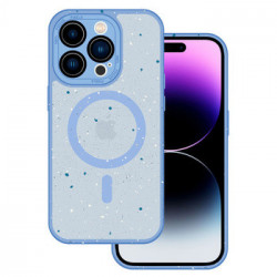 Tel Protect Magnetic Splash Frosted Case for Iphone 15 Plus Light blue