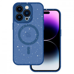 Tel Protect Magnetic Splash Frosted Case for Iphone 15 Plus Navy