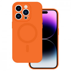 TEL PROTECT MagSilicone Case for Iphone 15 Plus Orange