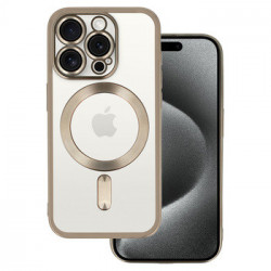 Metallic Magsafe Case for Iphone 15 Plus Titanium