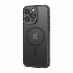 Rock Guard Touch Matte Series Magnetic Case for Iphone 15 Plus black