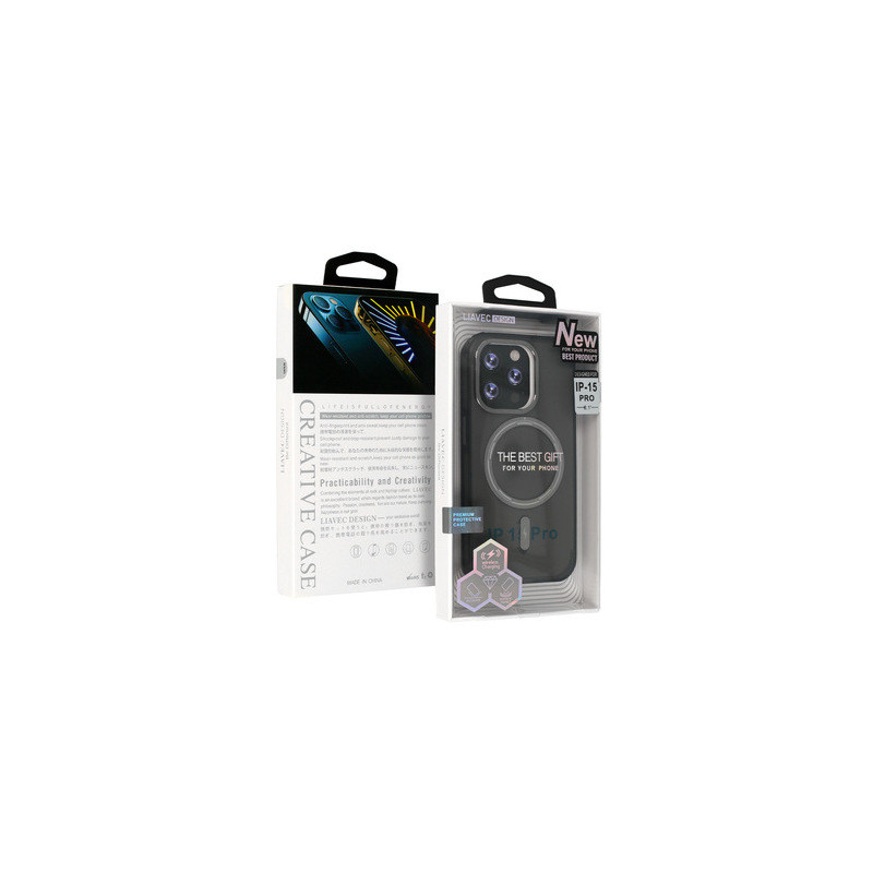 Smooth Feeling Magsafe Case for Iphone 15 Plus black