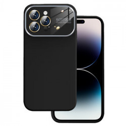 Soft Silicone Lens Case for Iphone 15 Plus black