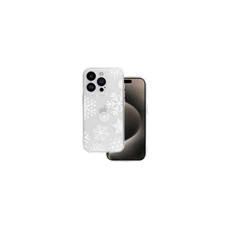 TEL PROTECT Christmas Clear Case for Iphone 15 Design 4