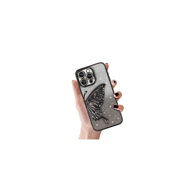 Tel Protect Butterfly Water Case for Iphone 16e black